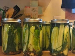 Refrigerator Garlic Dill Pickles